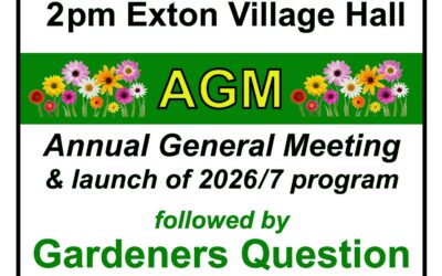 Exton Garden Club AGM